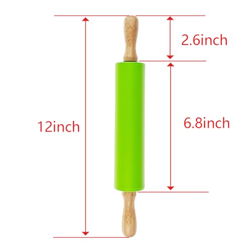 6 Pack Small Rolling Pin for Kids