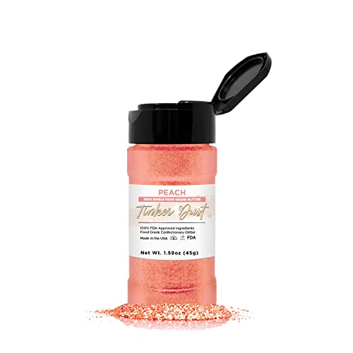 Peach Edible Glitter