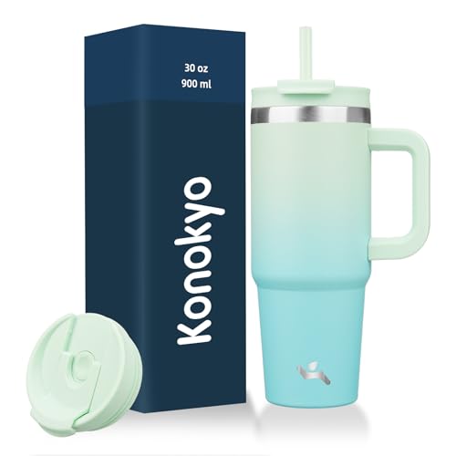 30 oz Insulated Tumbler Water Bottle with Handle
