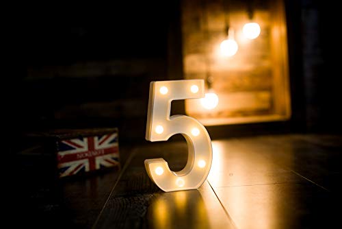 Decorative Led Marquee Light Up Number
