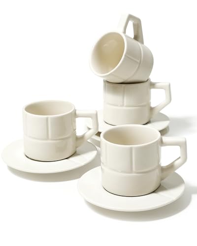 Ceramic Coffee Mugs Set of 4 (4 Count)