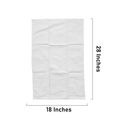 Kitchen Towels 100% Cotton Solid Kitchen Dish Cloths (6 Count)