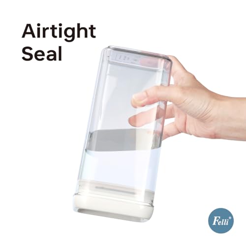 Flip Tite Food Storage Container with Lid Airtight 4" Ring Seal Flip Top (3 Count)
