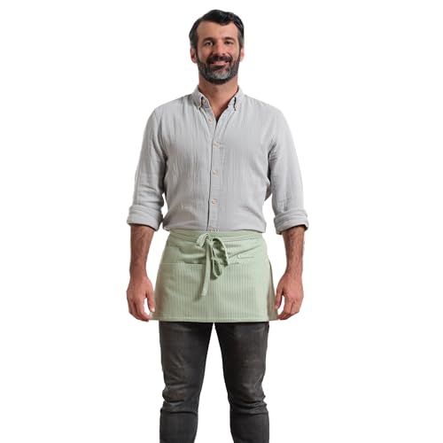 Chef Waist Aprons for Women with Pockets