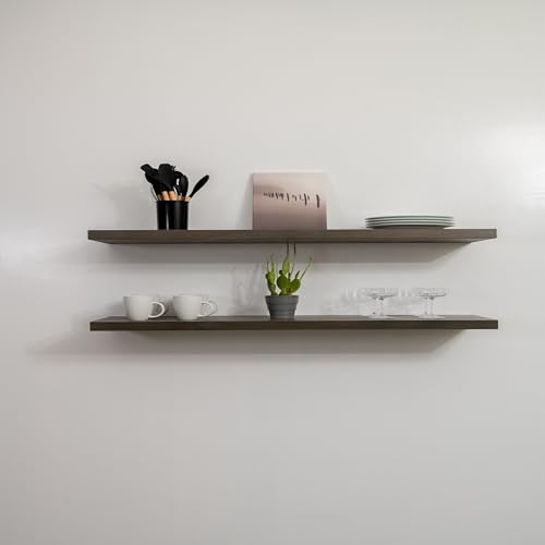 URBANDI Rustic Floating Shelves (2 Count)