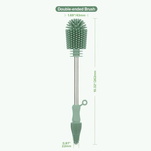 Silicone Cleaning Brush for Baby Bottles & Crevices