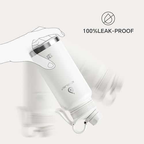 Insulated Stainless Steel Water Bottle with 2 Leak