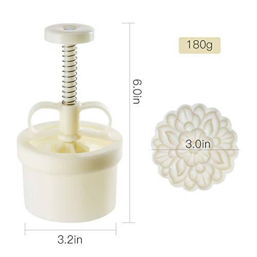 Cookie Stamp Mooncake Mold Set (5 Count)