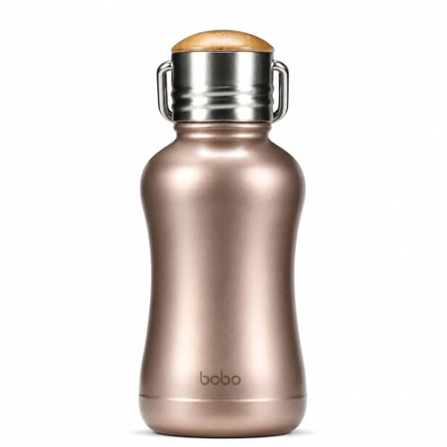Mini Insulated Water Bottle With Bamboo Lid