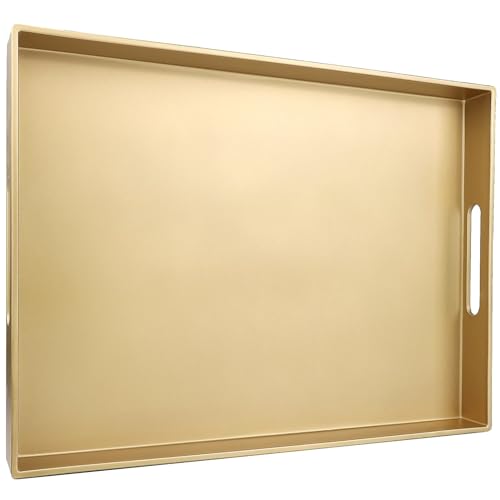 Gold Serving Tray for Coffee Table