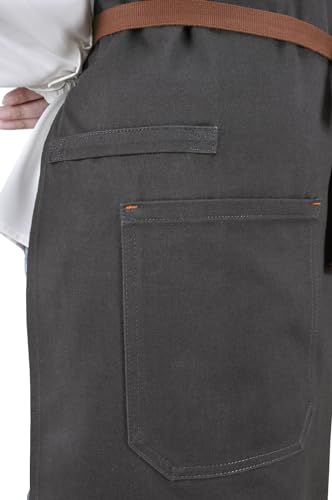 Chef Apron for Men Women with Pockets