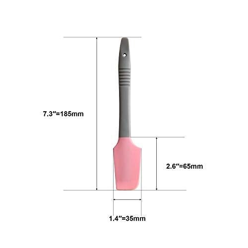 Silicone Mini Small Spatula (6 Count)