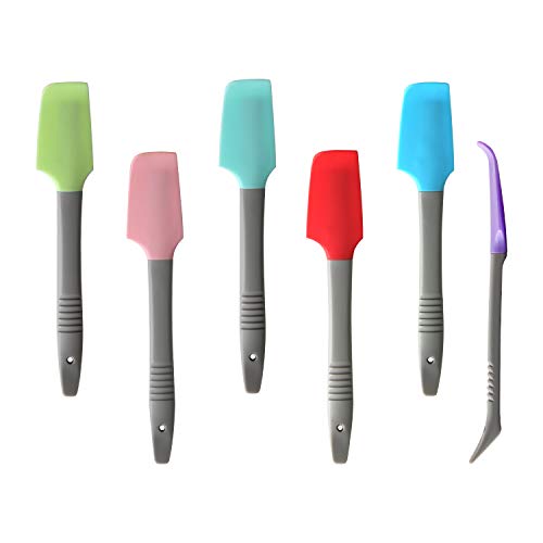 Silicone Mini Small Spatula (6 Count)