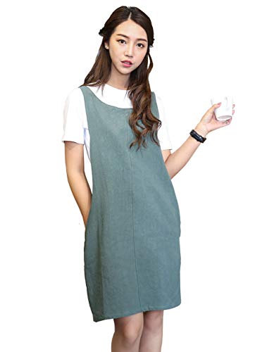 Soft Cotton Linen Apron Solid Color Halter Cross Bandage Aprons Japanese Style X Shape Kitchen Cooking Clothes Gift for Women Chef Housewarming
