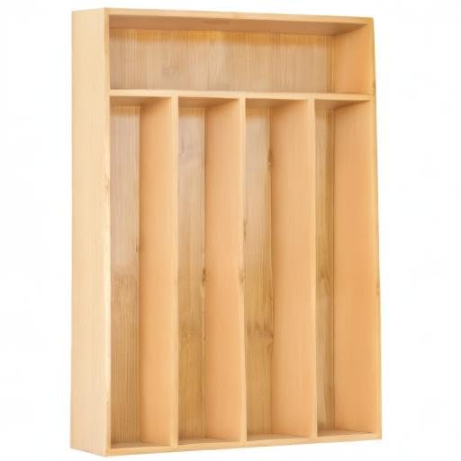 Silverware Organizer Kitchen Drawer Organizer Utensil Organizer Bamboo Silverware Holder Cutlery Organizer in Drawer Flatware Organizer Tray