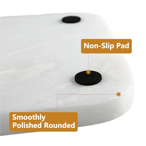 Vanity Tray 11.8inch Marble Bathroom Tray for Countertop