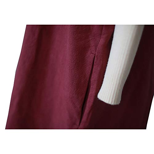 Soft Cotton Linen Apron Solid Color Halter Cross Bandage Aprons Japan Japanese Style X Shape Kitchen Cooking Clothes Gift for Women Chef Housewarming