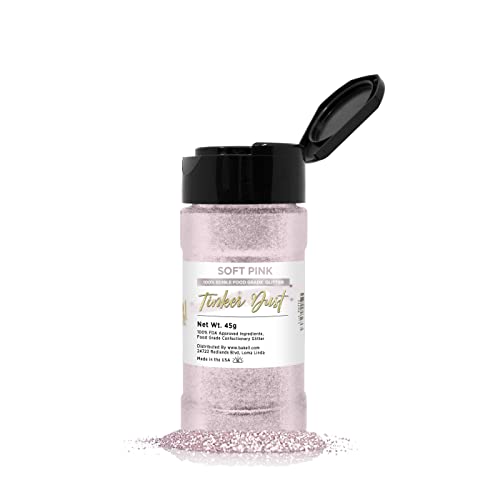 Soft Pink Edible Glitter