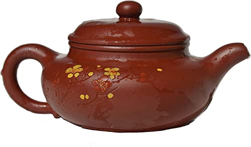 Teapot 8.6oz Chinese Yixing Genuine Black Clay Zisha Classics Pot Infusers Tea