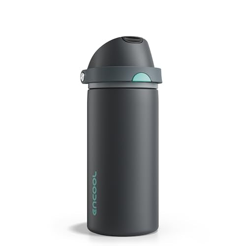 Insulated Water Bottle with Straw