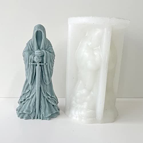Sword Man Cylinder Candle Mold