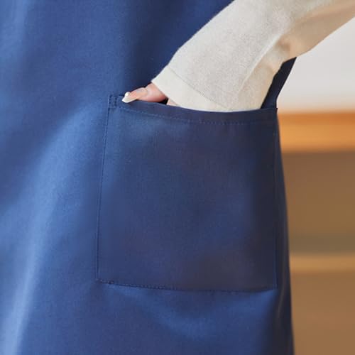 Kitchen Chef Aprons for Men Women Work Apron with 2 Pockets