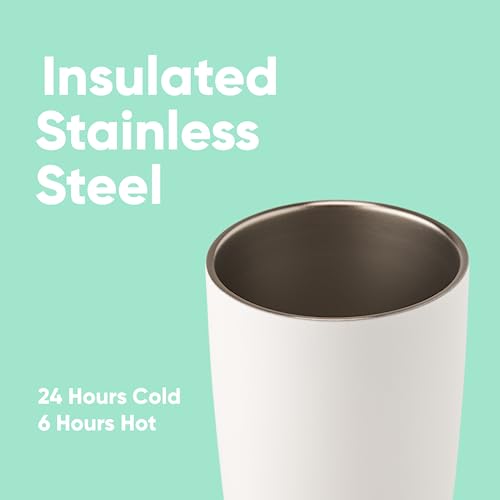 SmoothSip Insulated Travel Coffee Cup 20 oz Cloudscape