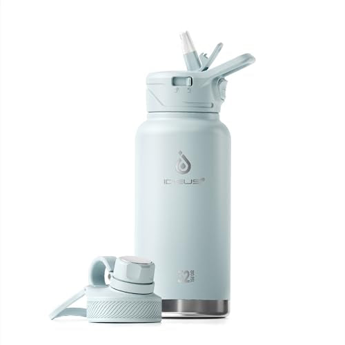 Insulated Stainless Steel Water Bottle with 2 Leak