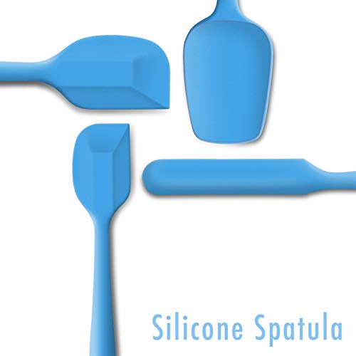 4 Piece Silicone Spatula Set with Stainless Steel Core (4 Count)