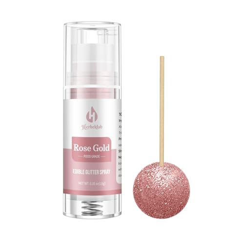 Rose Gold Edible Glitter Spray
