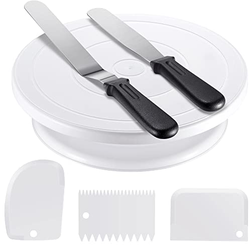 Cake Decorating Kit with Turntable Baking Supplies for Beginner Pros