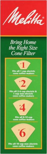 4 Unbleached Coffee Filters (100 Count)