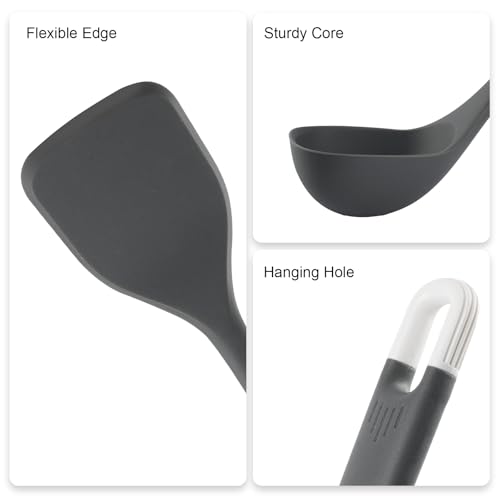 Silicone Kitchen Cooking Utensils Set (5 Count)