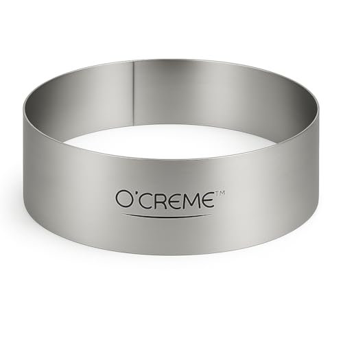 Stainless Steel Cake Ring Mold for Baking 16x3 Inch