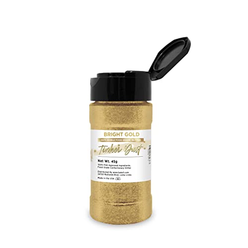 Bright Gold BAKELL Edible Glitter