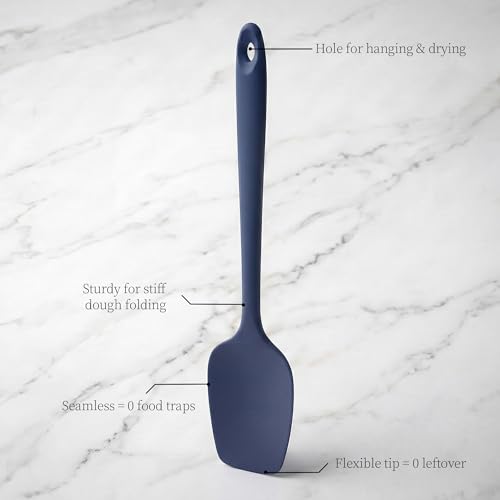 600ºF Heat Resistant Silicone Spatula Spoonula Set of 2