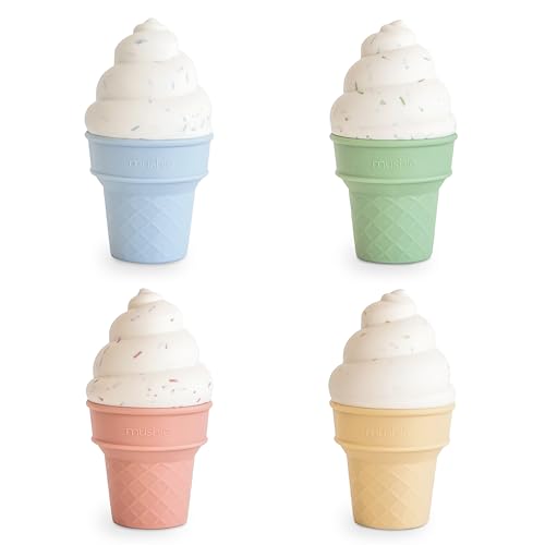 Silicone Mix and Match Ice Cream Toy 4 Pack (4 Count)