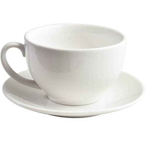 Porcelain Coffee Cup with Saucer 220ml (10.99 Count)