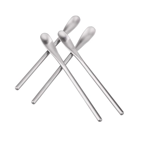 5.9 Inch Mini Espresso Spoons & Coffee Stirrers SUS304 Steel Set of 4 (4 Count)