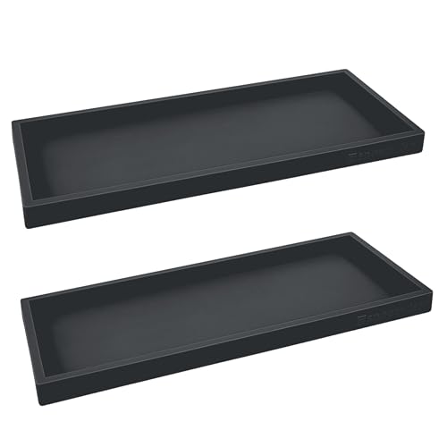 Silicone Countertop & Vanity Bathroom Tray (2 Count)