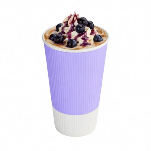 16 oz Purple Paper Light Coffee Cup (25 Count)