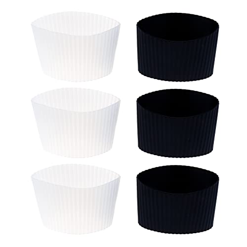 6pcs Reusable Coffee Cup Sleeve Heat (6 Count)