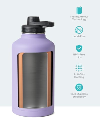 Half Gallon Water Jug Insulated Stainless Steel