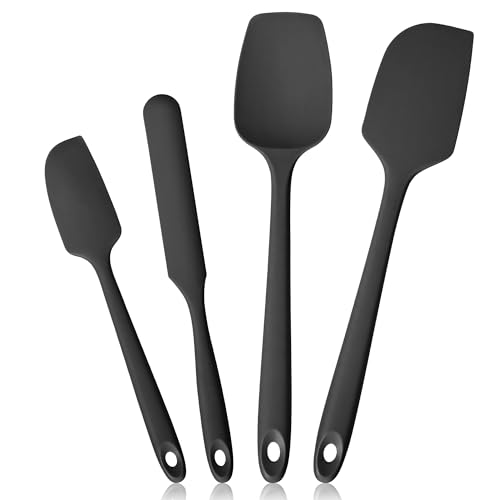 600ºF Heat Resistant Silicone Spatula Spoonula Set of 4