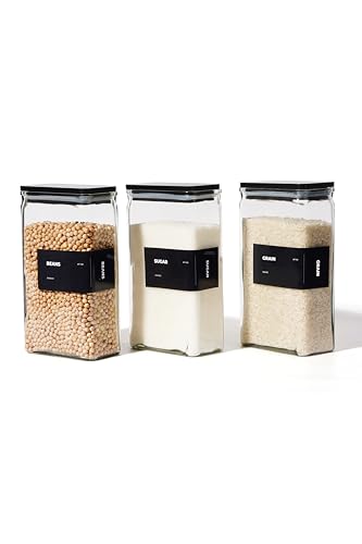 Glass Storage Jars with Bamboo Lid