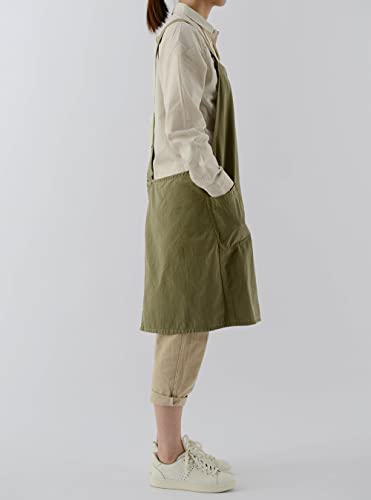 Soft Cotton Linen Apron for Women