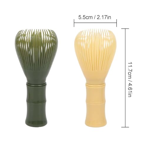 Traditional Matcha Whisk Reusable PP Resin Matcha Whisk Chasen Dishwasher Safe Matcha Stirrer Matcha Green Tea Powder Preparation Prepare Japanese Matcha Tea