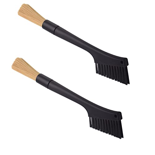 2 Pack Dual Ended Coffee Grinder & Espresso Machine Cleaning Brush