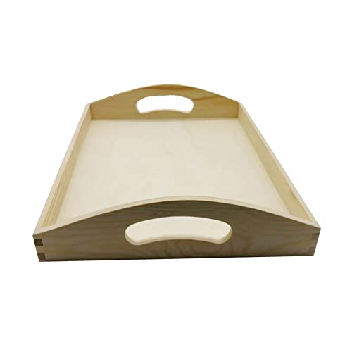 13" Wooden Tray (6 Count)