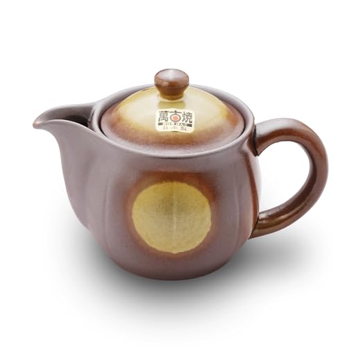 Japanese Banko Ware Teapot with Removable Stainless Steel Strainer